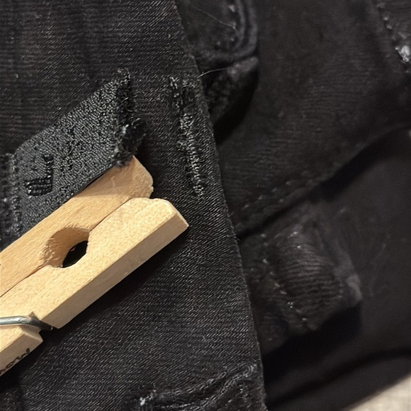 7 for all man kind jeans  Kimmie crop jeans Black Jeans size 24 - Picture 9 of 9